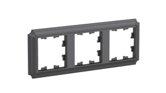 Рамка 3-м AtlasDesign Antique универс. базальт SE ATN101403