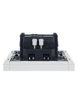 Выключатель проходной 1-кл. СП FORTE&PIANO 10А FP203 бел. IEK FP-V12-0-10-1-K01