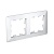 Рамка 2-м AtlasDesign Air бел./дым. бел. SE ATN220102