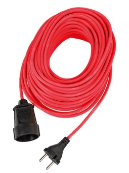 Удлинитель-шнур 1х30м 10A 220В 2200Вт ПВС 2х0.75 УХ10 Россия УХ10 КОСМОС YSHKsm30m-1g(10A)S