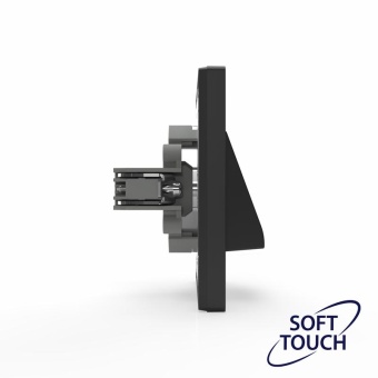 Вывод кабеля СП Pixel IP20 механизм карбон TOKOV ELECTRIC TKE-PX-CP-C14