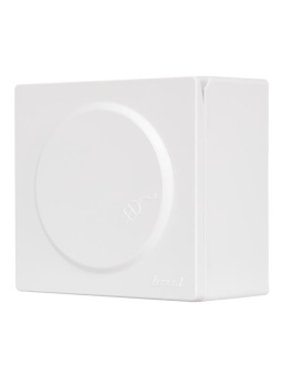 Розетка 1-м ОП LETO с заземл. с крышкой LETO ПБТ бел. LEZARD 752-0200-123B