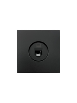 Розетка компьютерная 1-мест. СП ZIMA IP20 черн. бархат LEZARD 704-4288-139