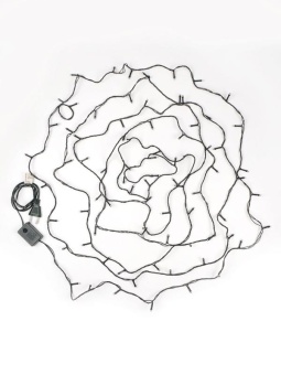 Гирлянда AC-G02-80Y 80LED 8.8м 8реж. 220В желт. ФАZА 5047693