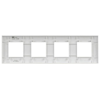 Рамка 4-м SKANDY SK-F04W арктич. бел. IEK SK-M42-K01