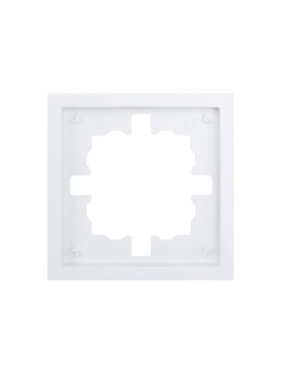 Рамка 1-мест. горизонт. ZIMA бел. LEZARD 704-0200-146