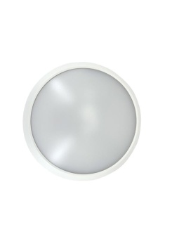 Светильник светодиодный WP 15 C 12W OP 840 D220 WH 220х80мм 12Вт 4000К IP65 ЖКХ круглый пылевлагозащ. бел. Русский Свет 15071523452