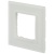 Рамка 1-м Elegance 14-5101-01М для розеток и выключателей стекло матов. бел. Эра Б0065832