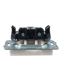 Розетка 1-м СП BRITE РС10-1-0-БрЖ 10А без заземл. без защ. шторок механизм жемчуж. IEK BR-R10-10-K36