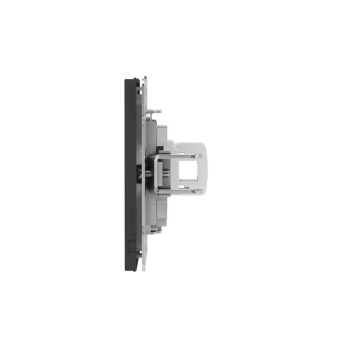 Розетка компьютерная 1-м KANT RJ45 кат.6A без шторки черн. уголь DKC 7012673