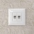 Розетка компьютерная 2-м СП Avanti "Белое облако" RJ45 кат.5E без шторок экранир. механизм DKC 4400764