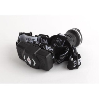 Фонарь аккумуляторный налобный GA-806 CREE 5Вт регулир. фокус литиевый аккум. 2.5А.ч алюм. USB пластик. (кор.) Эра Б0039626