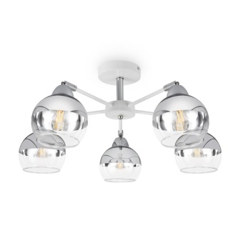 Светильник Jasper 60Вт E27х5 IP20 подвесной Freya FR5225PL-05W