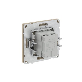 Выключатель 2-кл. KANT ванильн. марципан DKC 7015104