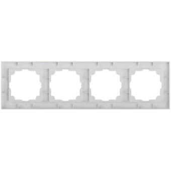 Рамка 4-м СП Accent 6-504-01 бел. Intro Б0063757