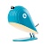 Светильник светодиодный настольный JS5-BIRD-PK ПТАШКА 4.1Вт 3000К (син.) ночник IP20 JazzWay 5058507