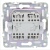 Выключатель проходной 2-кл. SKANDY 10А SK-V10G с индикацией графит IEK SK-V22-1-10-K53