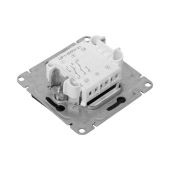 Выключатель проходной 2-кл. СП Эпика механизм черн. EKF UP1-SWB-21