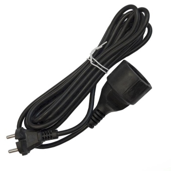 Удлинитель-шнур 1х3м без заземл. 10А IP20 ПВС 2х1 черн. DOMTOK 2339