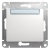 Механизм кнопки нажимной 1-кл. СП Glossa 10А IP20 (сх. 1) с табличкой бел. SchE GSL000119
