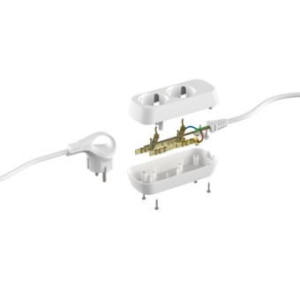 Удлинитель 2х1.5м с заземл. ПВС 3х0.75 UDL-10-215-E Greenline Эра Б0064978