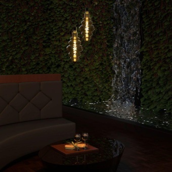 Лампа светодиодная филаментная Black Filament 8.5Вт Honeycomb золотая 2000К тепл. бел. E27 660лм GAUSS 161802105