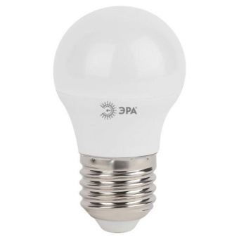 Лампа светодиодная P45-7W-860-E27 шар 560лм ЭРА Б0031402