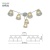 Люстра Constance 3155-306 6хЕ27 60Вт модерн Rivoli Б0059261 Люстра Constance 3155-306 6хЕ27 60Вт модерн Rivoli Б0059261