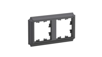 Рамка 2-м AtlasDesign Antique универс. базальт SE ATN101402