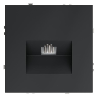 Розетка компьютерная 1-м СП S70 RJ45 кат.6 механизм графит Voltum VLS060107