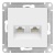 Розетка компьютерная 2-м AtlasDesign RJ45+RJ45 кат.5E механизм лотос SE ATN001385 Розетка компьютерная 2-м AtlasDesign RJ45+RJ45 кат.5E механизм лотос SE ATN001385