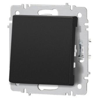 Переключатель 1-кл. СП Accent 6-103-05 10А IP20 250В AL/CU антрацит Intro Б0063470